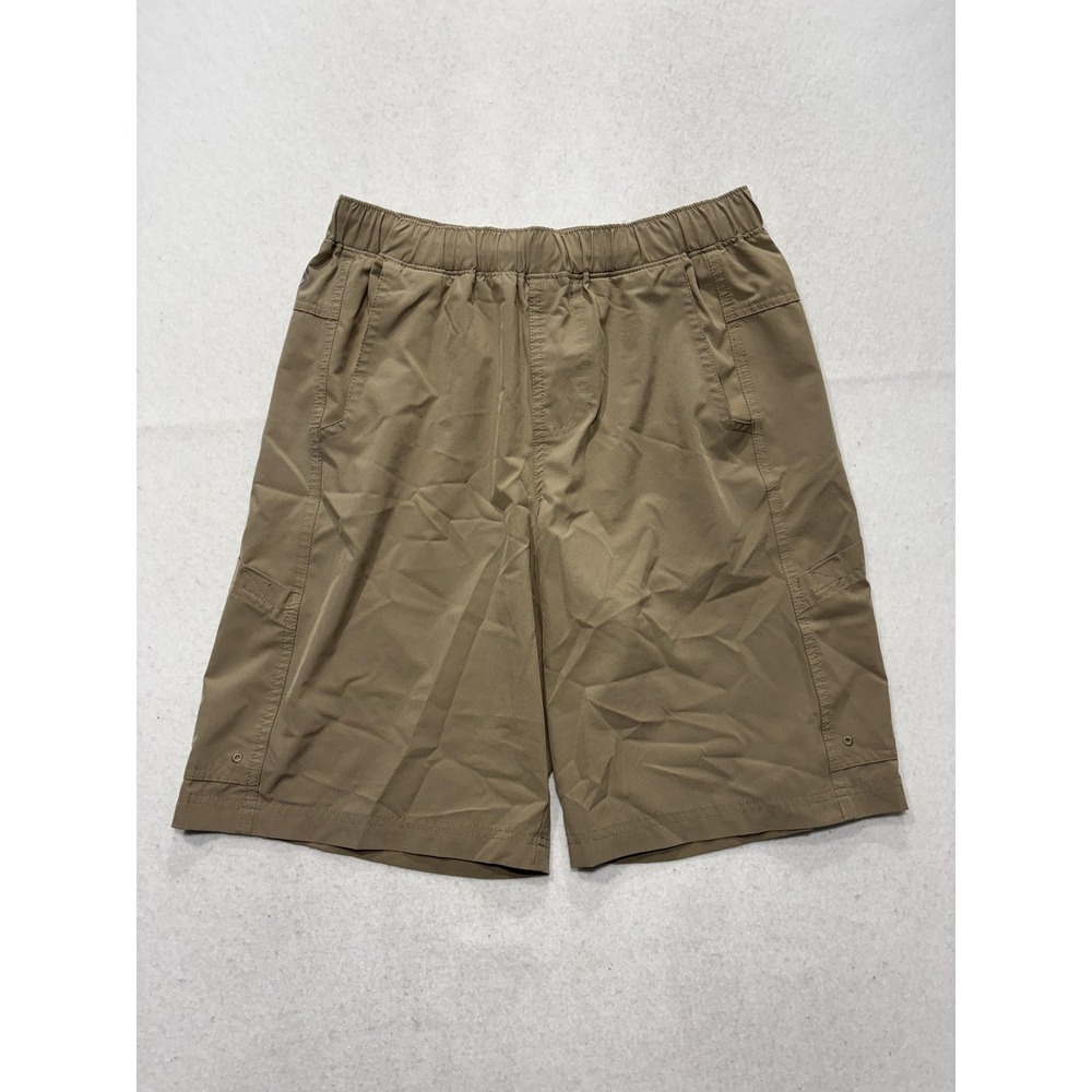 Magellan Outdoors Shorts Mens Small Brown 7" Inseam Fishing Water Repellent